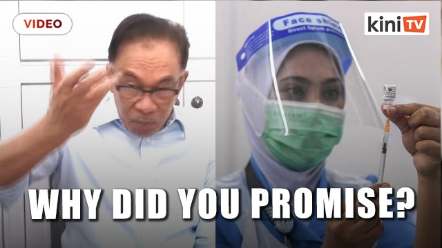 Anwar: 75,000 vaccine doses were promised a day, but only 25,000 being administered