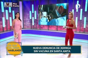 Download Video: Decana del Colegio de Enfermeros del Perú sobre caso de jeringas vacías: si existe delito, debe sancionarse