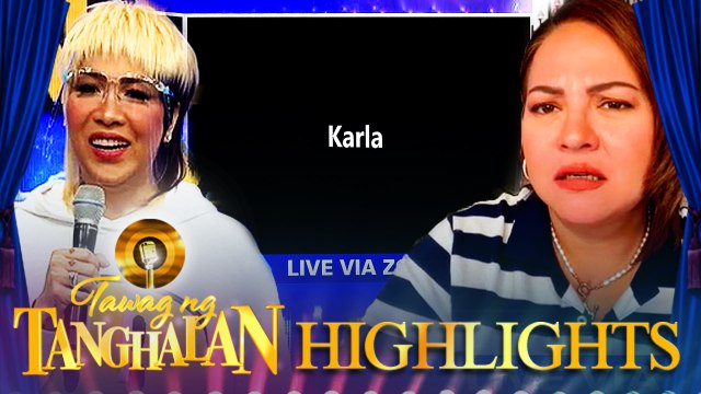 Hurado Karla turns off her camera after Vice Ganda teased her | Tawag ng Tanghalan