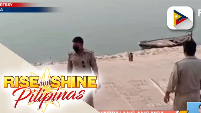 Halos 100 bangkay, lumutang sa Ganges River sa Uttar Pradesh sa India