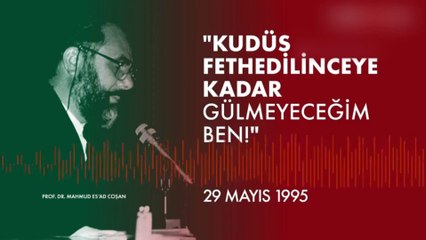 Esad Coşan Hocaefendi'nin muhteşem Filistin konuşması