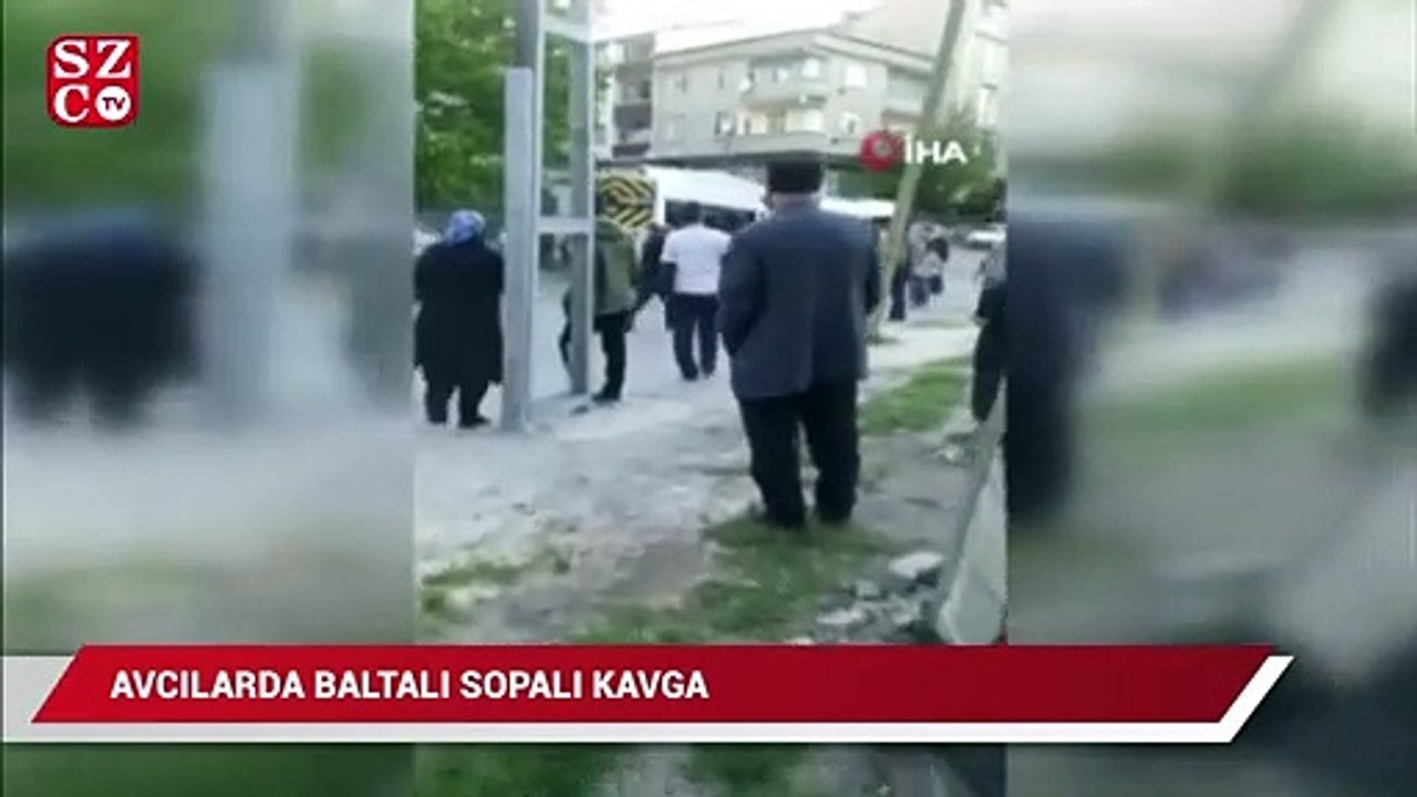 Avcılar’da baltalı, sopalı kavga: 1 yaralı