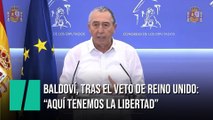 Baldoví da las gracias a Ayuso y a Sánchez pero no es lo que parece