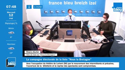 Thierry Burlot, candidat aux élections régionales en Bretagne