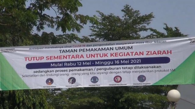 Mulai Hari Ini, 82 TPU di Jakarta Ditutup Sementara untuk Ziarah