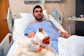 Adana Demirsporlu taraftar parmağında doku kaybı olduğunu hastanede öğrenmiş