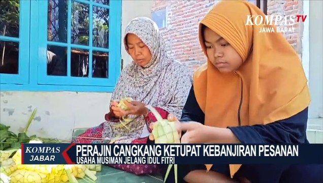 Idul Fitri Berkah Bagi Perajin Cangkang Ketupat