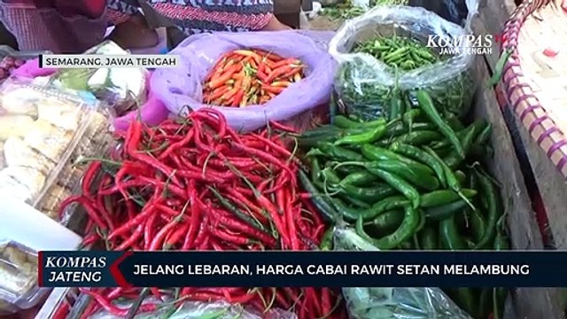 Jelang Lebaran, Harga Cabai Rawit Setan Melambung