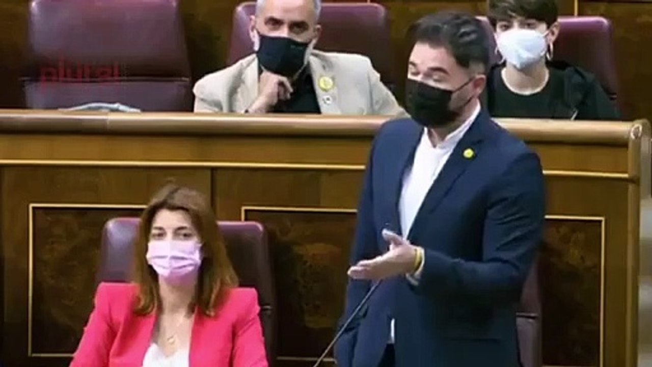 Gabriel Rufián, a Sánchez: “Somos lo contrario...