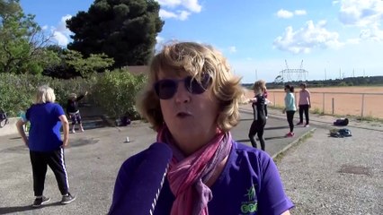 La présidente d'Istres GV Marie Jeanne Teysseyre