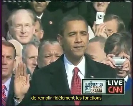 INVESTITURE OBAMA – 18 h, Barack Obama prête serment (VOSTF)