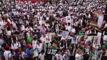 Mexicans protest demanding justice over murder of three siblings
