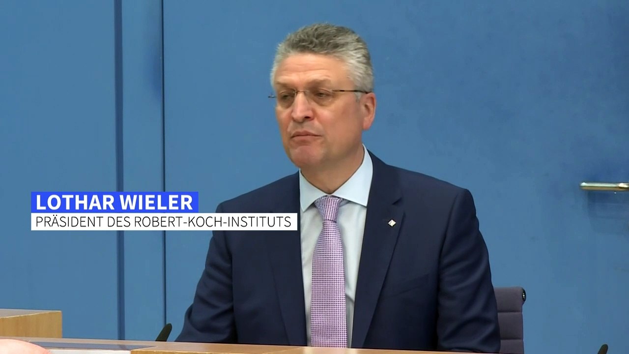 RKI-Chef Wieler: 'Wir sind auf einem guten Weg'