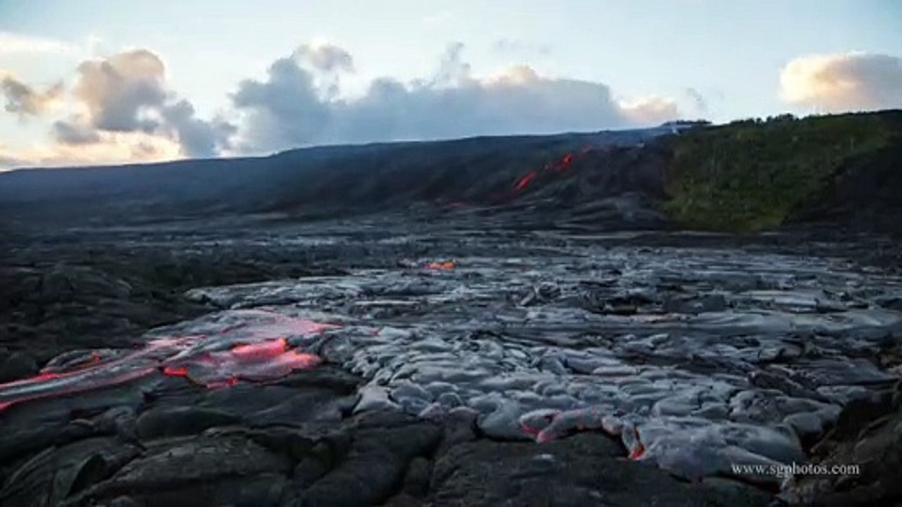 Hawaii Lava Timelapse 4K
