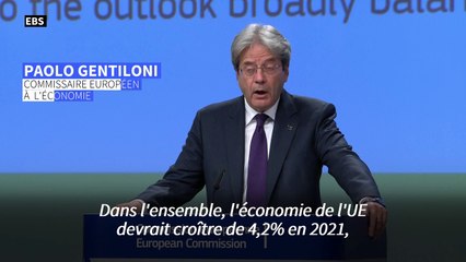 Zone euro: regain d'optimisme sur la croissance en 2021 et 2022