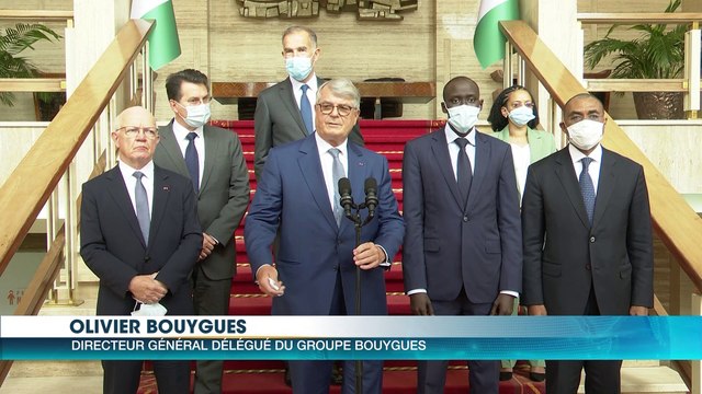 Présidence: Le Président Alassane Ouattara reçoit le Directeur Général délégué du groupe Bouygues