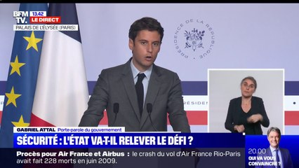 Gabriel Attal à propos d'Avignon: "Il n'y a rien de plus insupportable qu'un crime qui reste impuni"