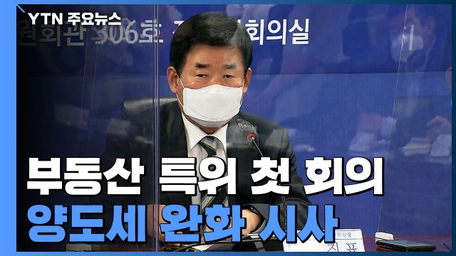 與 새 부동산 특위서 양도세 완화 ...규제 완화 무게 / YTN