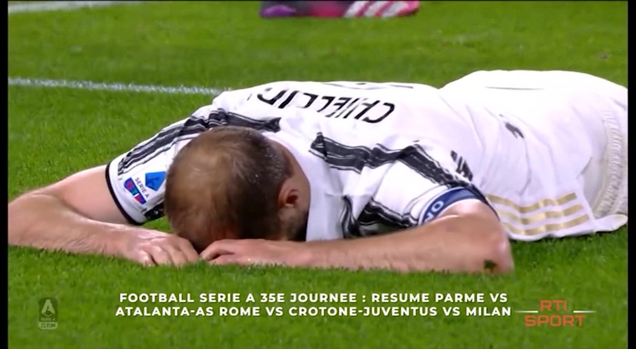 Football serie à 35e journée: Resumé parma vs Atalanta-AS ROME VS Crotone-Juventus VS Milan