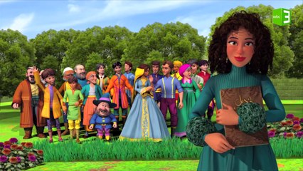 شهد تأخذ صورة تذكارية مع أبطال قنديل الحكايات