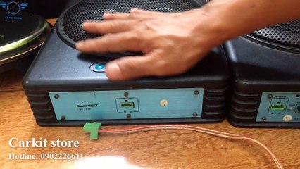 Sấp đôi sub gầm ghế thương hiệu Blaupunkt bass sâu và cực mềm như sub hơi