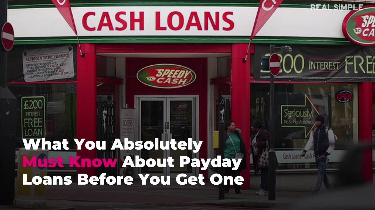 What You Absolutely Must Know About Payday Loan...