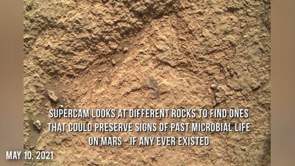 Perseverance Mars Rover fires laser shots at stones to get their chemical struct