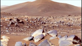 Perseverance rover Capture 'Santa Cruz' Mountain on Mars, 2.5 km form current po
