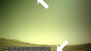 Perseverance Rover Capture unidentified Object in Mars SKY over its Head