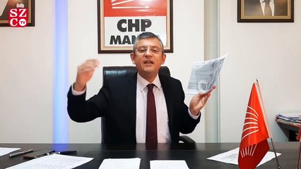 CHP’li Özel: Pekcan’ı temize çekeyim derken bu pisliğe kendisi de bulaşmıştır