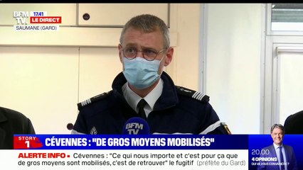 Fugitif dans les Cévennes: "Environ 300 gendarmes sont mobilisés, appuyés par des moyens aériens et cynophiles", selon la gendarmerie