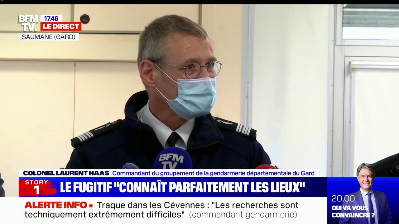 Fugitif dans les Cévennes: "En l'état, nous n'avons pas d'indices suffisamment précis pour penser qu'il a pû sortir de la zone" contrôlée, selon la gendarmerie
