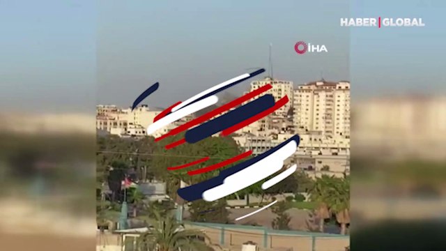 İsrail, Gazze'de çok katlı bir binayı daha vurdu