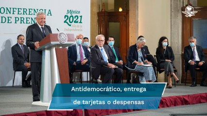 AMLO: Hay que denunciar todos los casos de entrega de tarjetas, del partido que sea