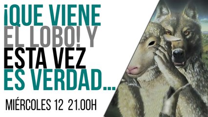 Juan Carlos Monedero: ¡Que viene el lobo! Y esta vez es verdad... - En la Frontera,12 de mayo de 2021