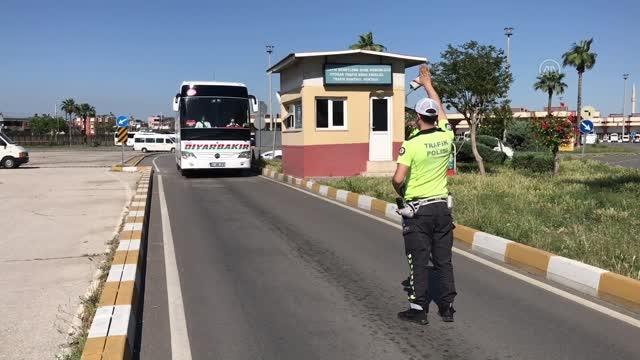 Bayram öncesi şehirlerarası seyahat eden otobüsler denetlendi