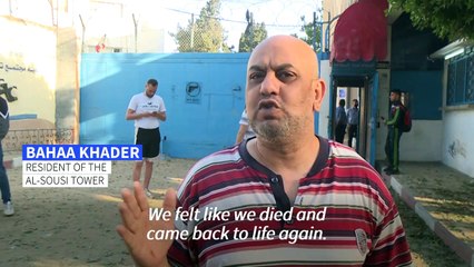 Destruction in Gaza the morning after intense Israeli strikes