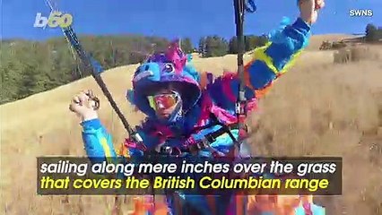 Speed Flying Down a Mountainside Dressed Like a Piñata is Probably the Strangest Thing You’ll See