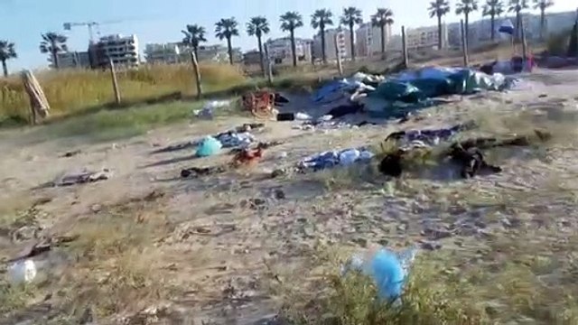 Barletta: accampamento abusivo sul lungomare Mennea (Ponente) rimosso