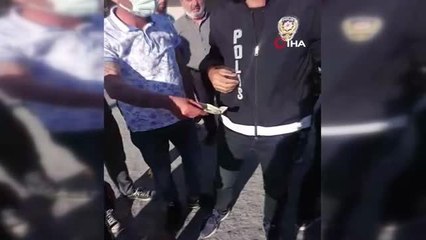 Yabancı uyruklu şahıs sahte parayla taksiciyi dolandırmaya çalıştı
