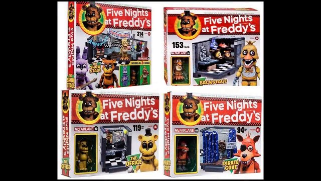 Fnaf Mcfarlane Toys Complete Mini Figures Checklist Series 1-6 Five Nights At Freddy'S