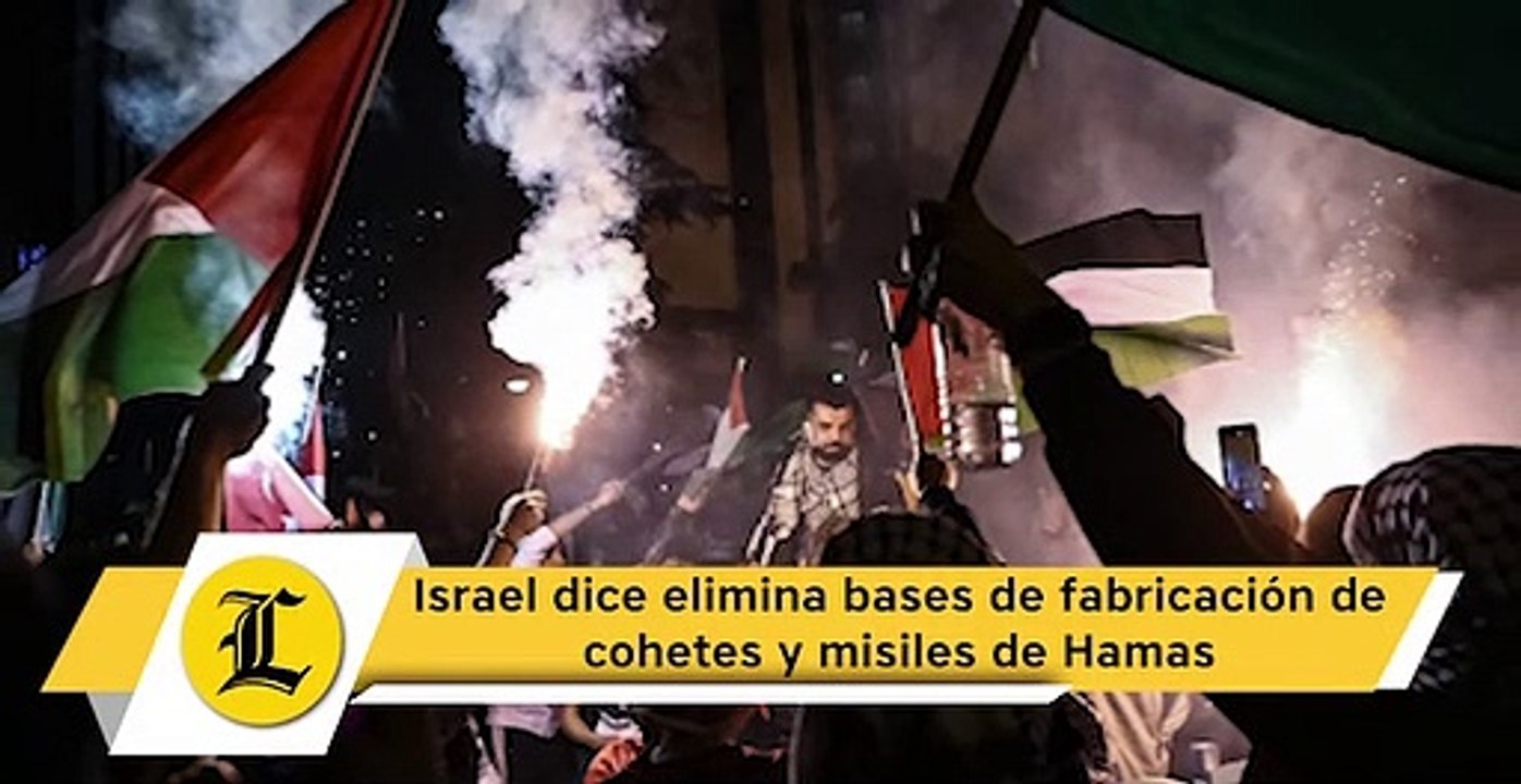 Israel dice elimina bases de fabricación de cohetes y misiles de Hamas