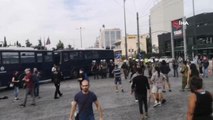 Atina'daki Filistinlilerden İsrail karşıtı protesto