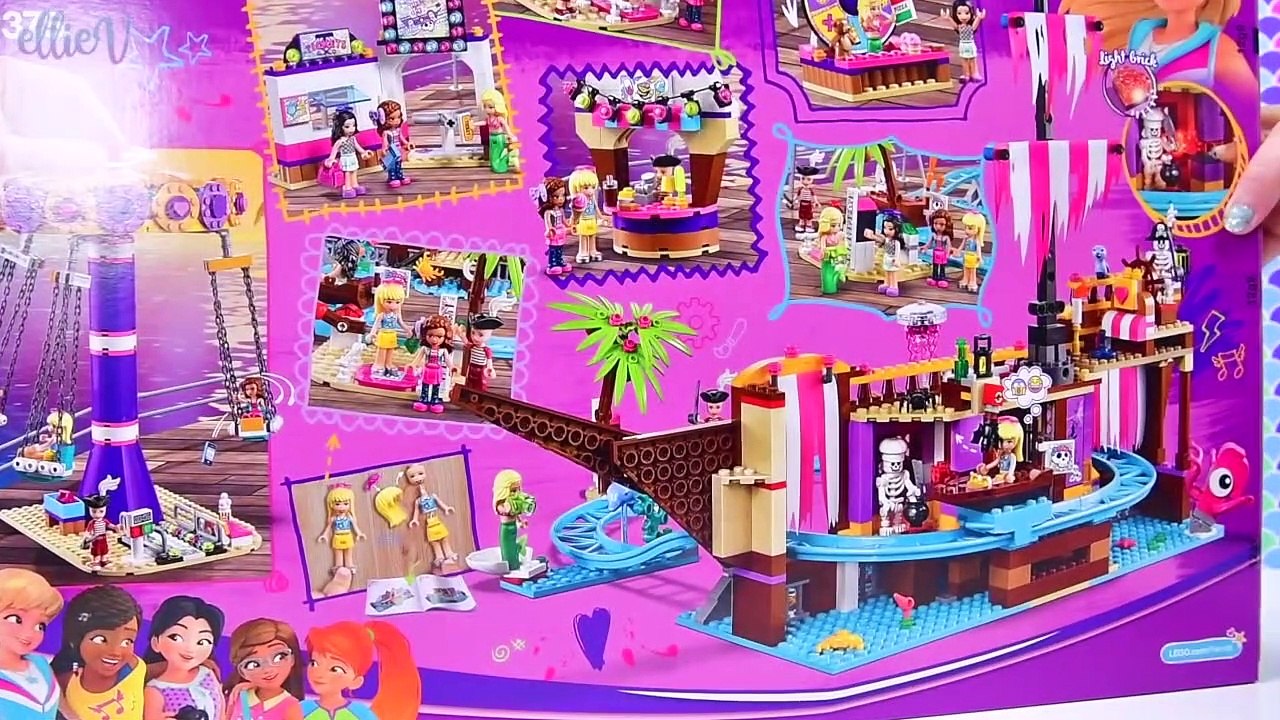 Heartlake City Amusement Pier  Lego Friends Set Build Review Silly Play