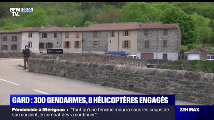 Скачать видео: 300 gendarmes, 8 hélicoptères… Un important dispositif déployé pour retrouver le fugitif dans les Cévennes