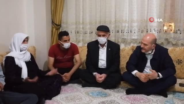 Son dakika haberi... - Bakan Süleyman Soylu, iftarını Kamalı ailesinin evinde açtı