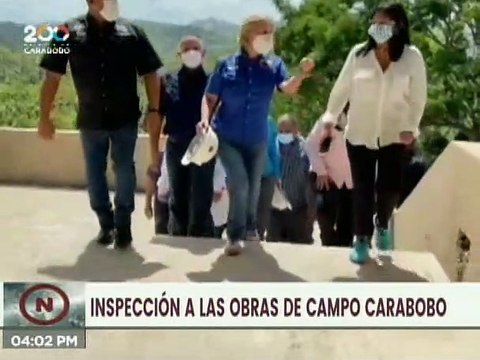 Vicepdta. Delcy Rodríguez supervisa obras del Campo Carabobo
