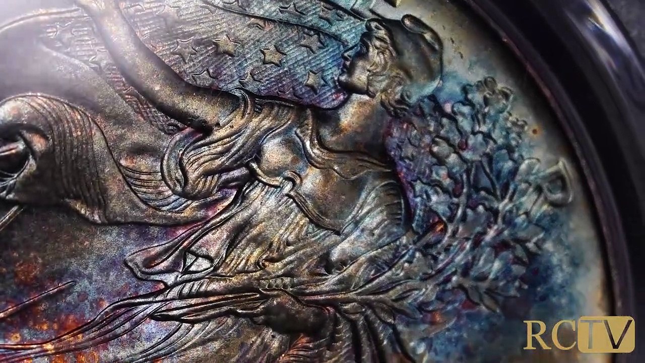 Toner Tuesday_ 1995-P American Silver Eagle PCGS MS67 Solar Blue