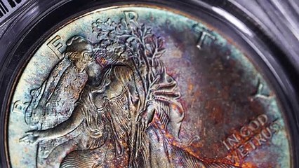 Toner Tuesday_ 1995-P American Silver Eagle PCGS MS68 Spring Magic