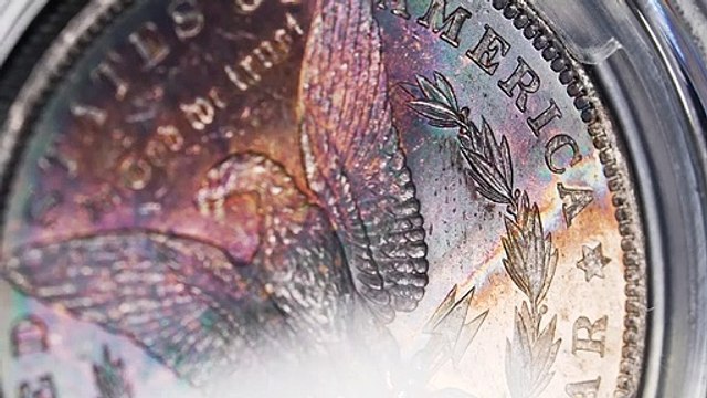 Toner Tuesday_ 1884-O Morgan Dollar MS62 Night Prism